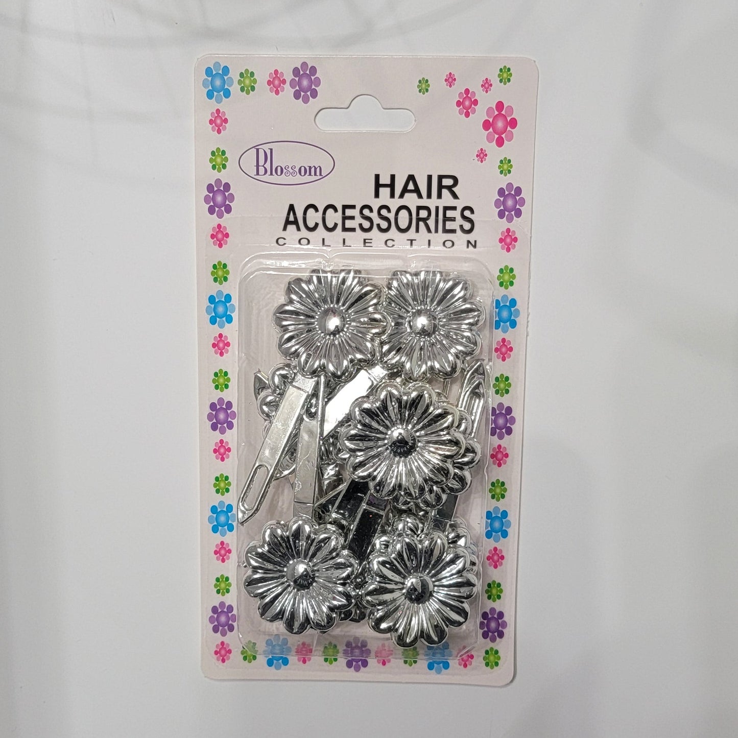 Blossom Sunflower Barrettes Gold, Silver