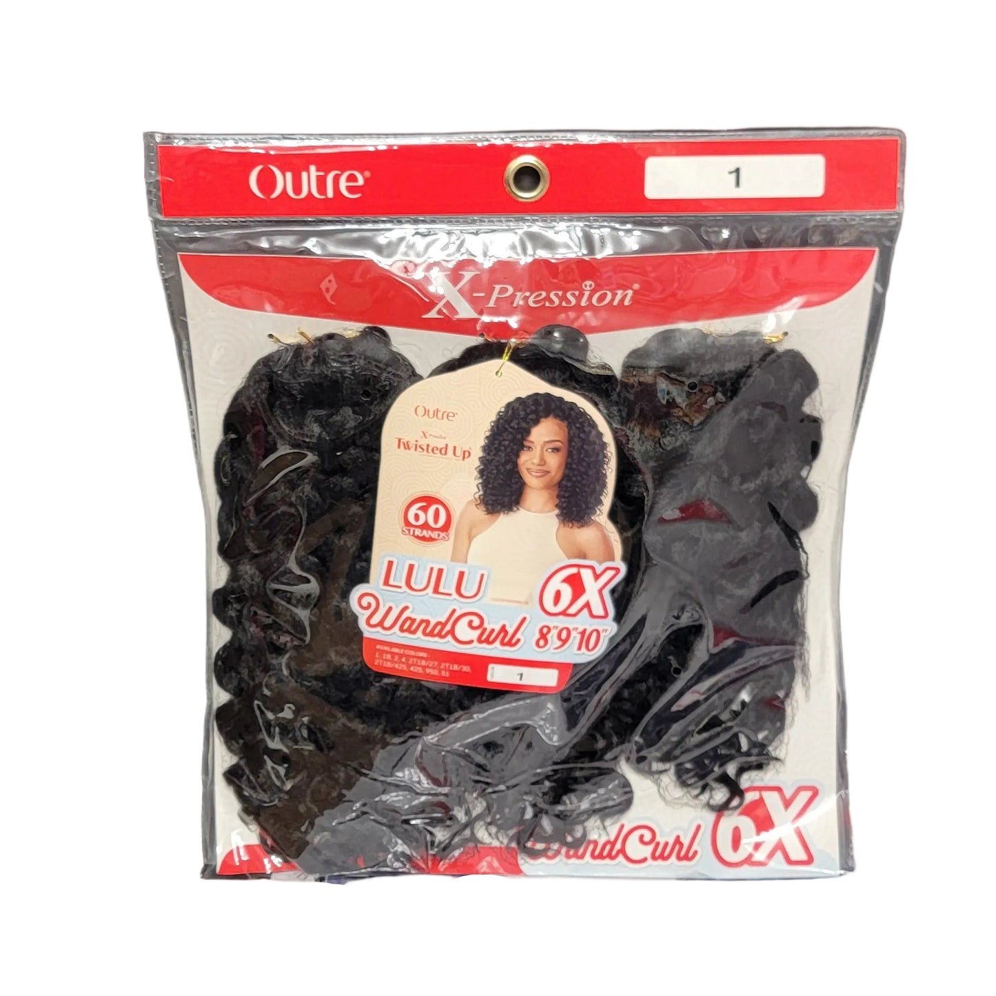 Outre X-Pression Twisted Up LULU WANDCURL 8" 9" 10" 6X