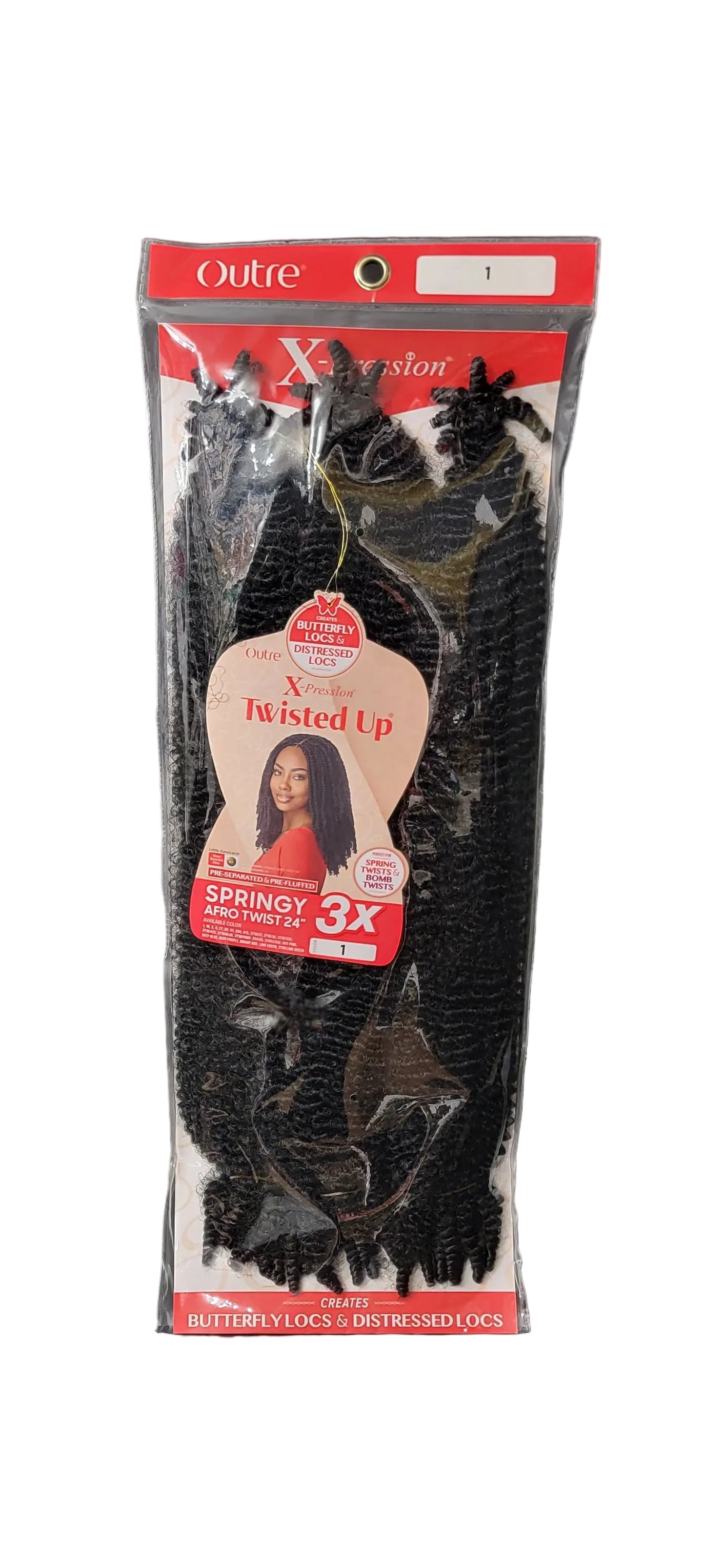 Outre X-Pression Twisted Up Springy Afro Twist 3X
