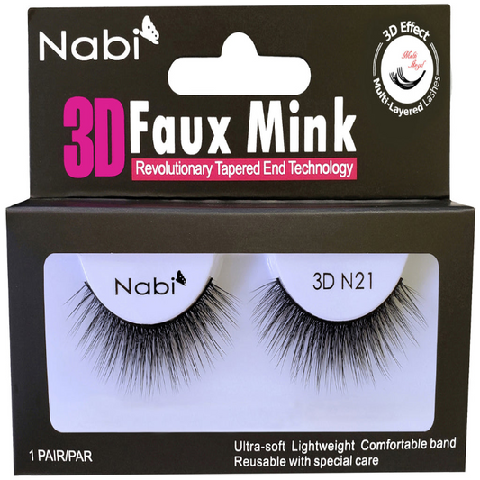 Nabi 3D N21 - 3D Faux Mink Eyelash