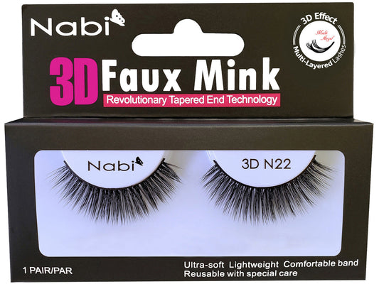 Nabi 3D N22 - 3D Faux Mink Eyelash