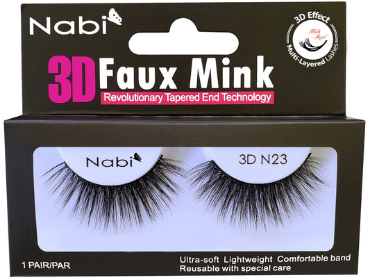 Nabi 3D N23 - 3D Faux Mink Eyelash