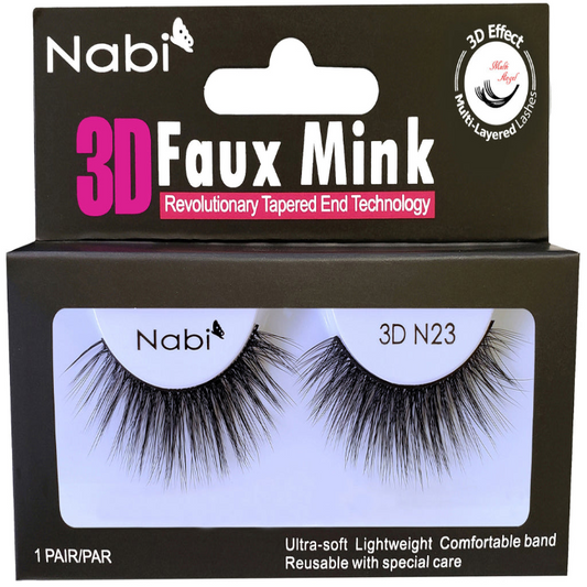 Nabi 3D N23 - 3D Faux Mink Eyelash