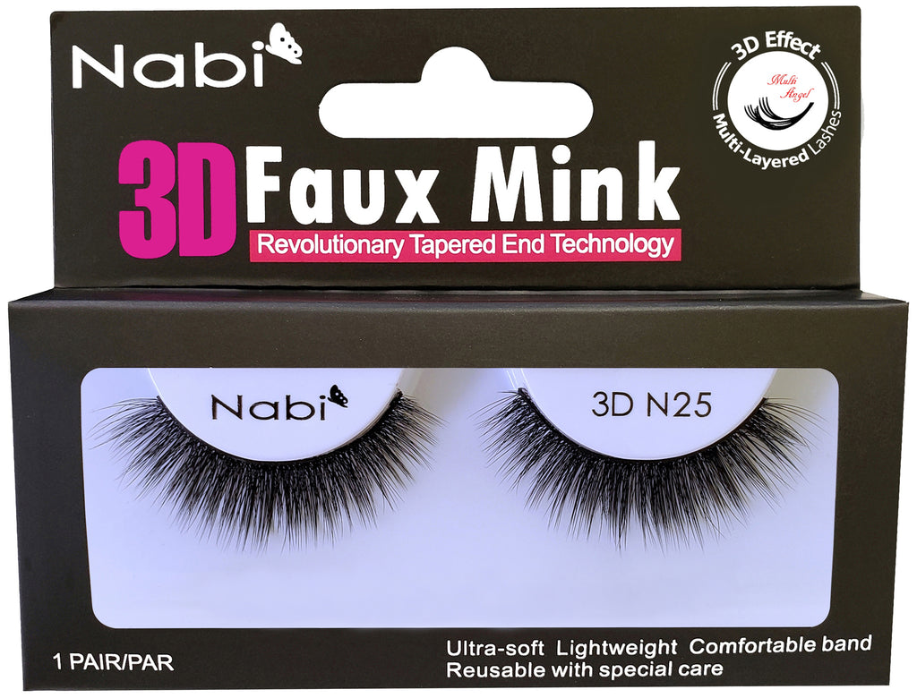 Nabi 3D N25 - 3D Faux Mink Eyelash