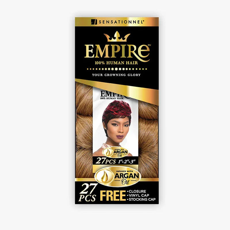 Sensationnel Empire Human Hair 27PCS - 1", 2", 3"