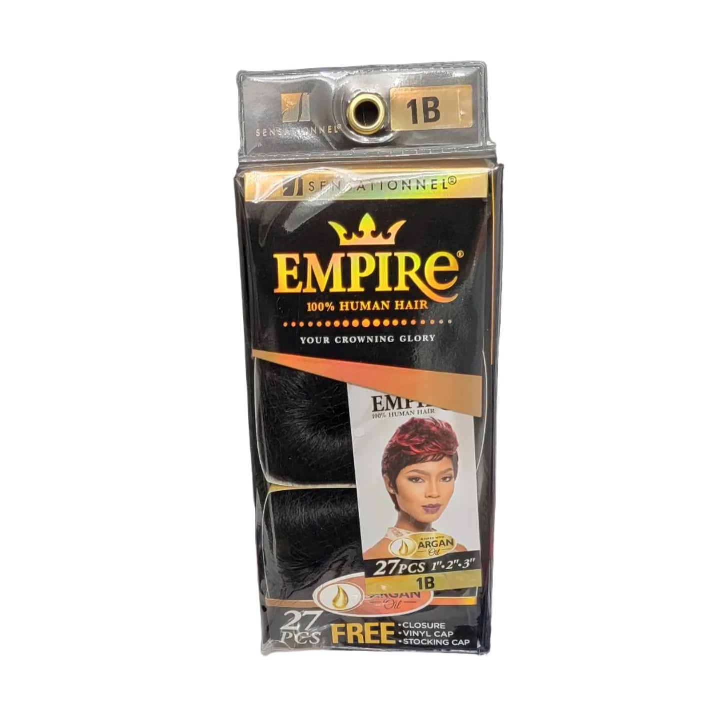 Sensationnel Empire Human Hair 27PCS - 1", 2", 3"