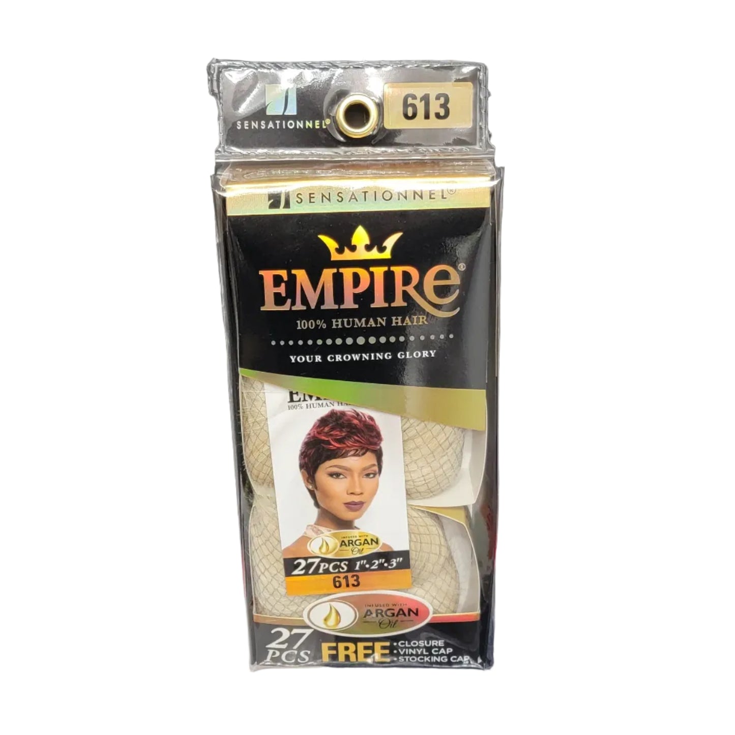 Sensationnel Empire Human Hair 27PCS - 1", 2", 3"