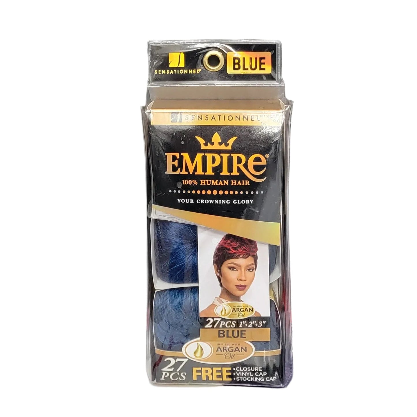 Sensationnel Empire Human Hair 27PCS - 1", 2", 3"