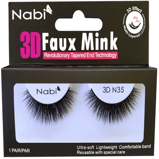 Nabi 3D N35 - 3D Faux Mink Eyelash
