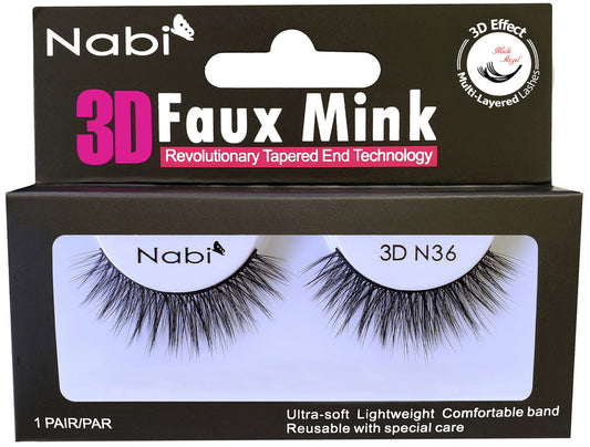 Nabi 3D N36 - 3D Faux Mink Eyelash