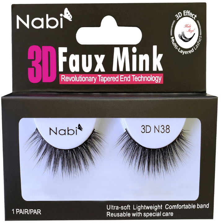 Nabi 3D N38 - 3D Faux Mink Eyelash