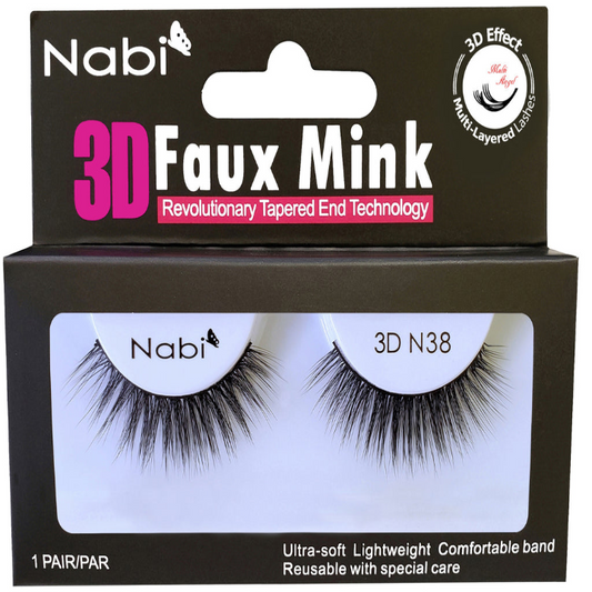 Nabi 3D N38 - 3D Faux Mink Eyelash