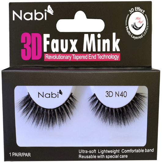 Nabi 3D N40 - 3D Faux Mink Eyelash