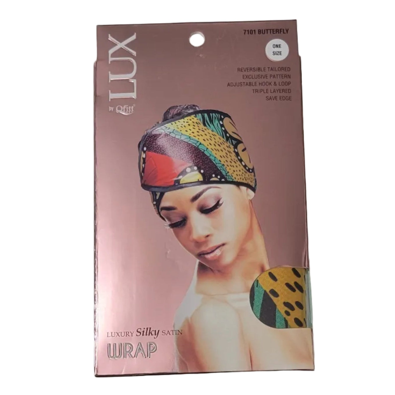 Qfitt LUX Luxury Silky Satin Wrap 7101 Afro Patterns Assorted
