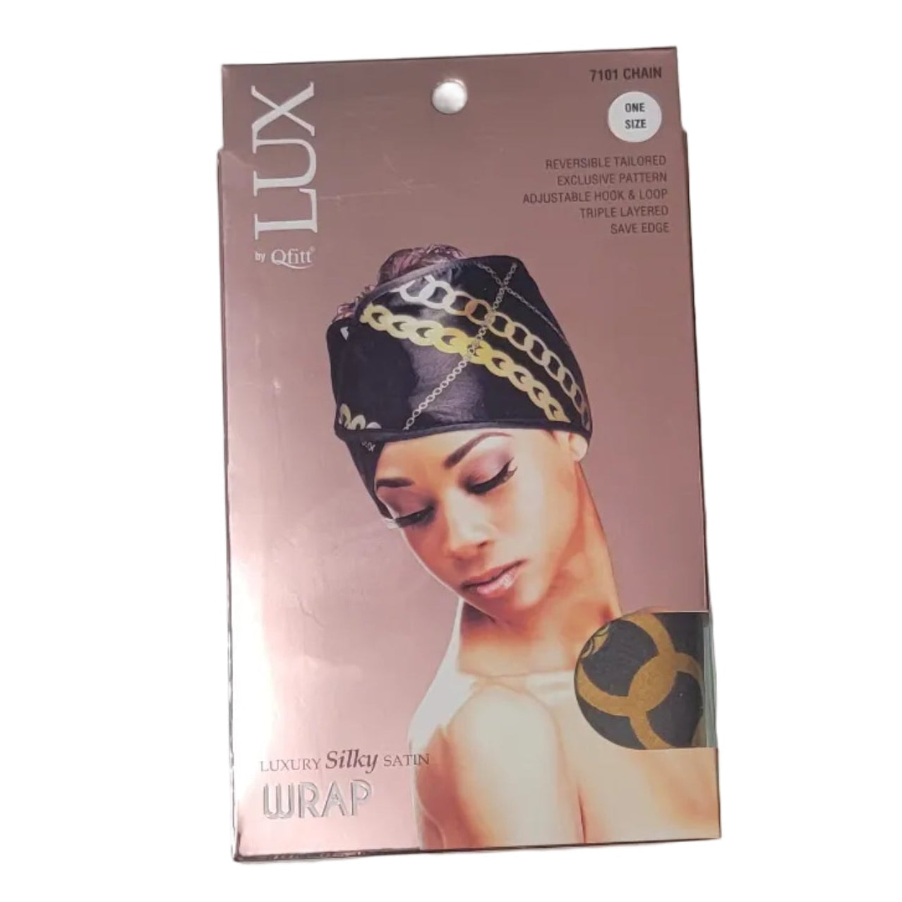 Qfitt LUX Luxury Silky Satin Wrap 7101 Afro Patterns Assorted