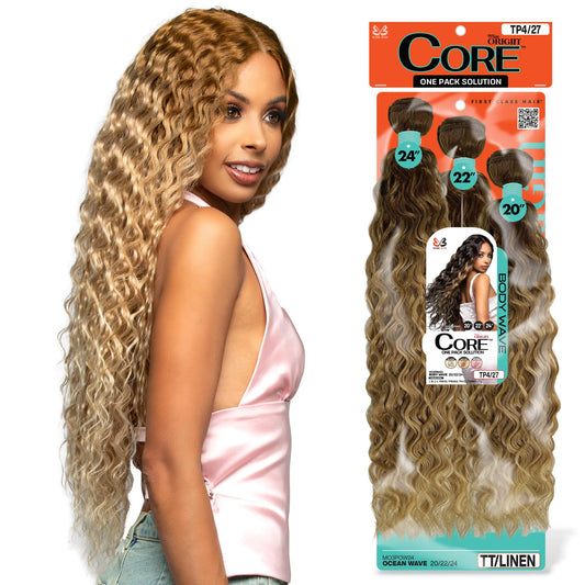 Bobbi Boss Miss Origin CORE 3 Bundles 1 Pack Synthetic Weave 20" 22" 24" Body Wave