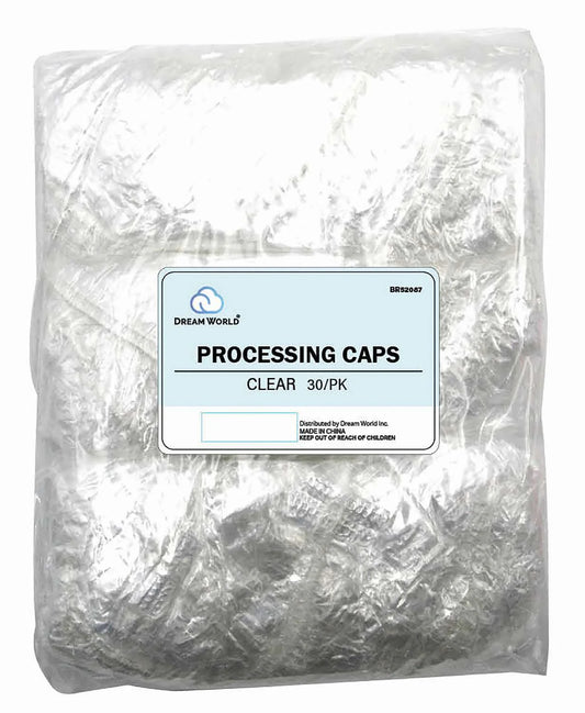 Dream World Processing Caps Clear, 30 Pack