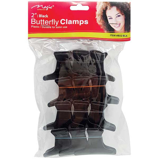 Magic Collection 2" Black Butterfly Clamps