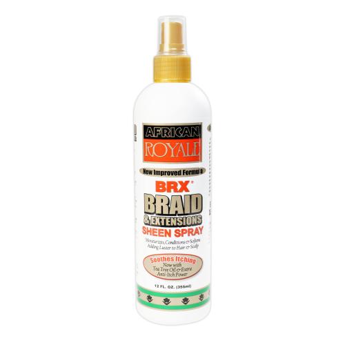African Royale BRX Braid & Extensions Sheen Spray 12oz