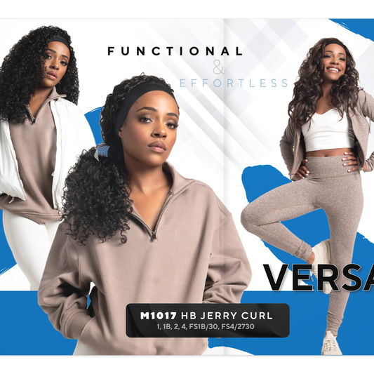 Boss Wig Active - Premium Synthetic Headband Wig M1017 HB Jerry Curl