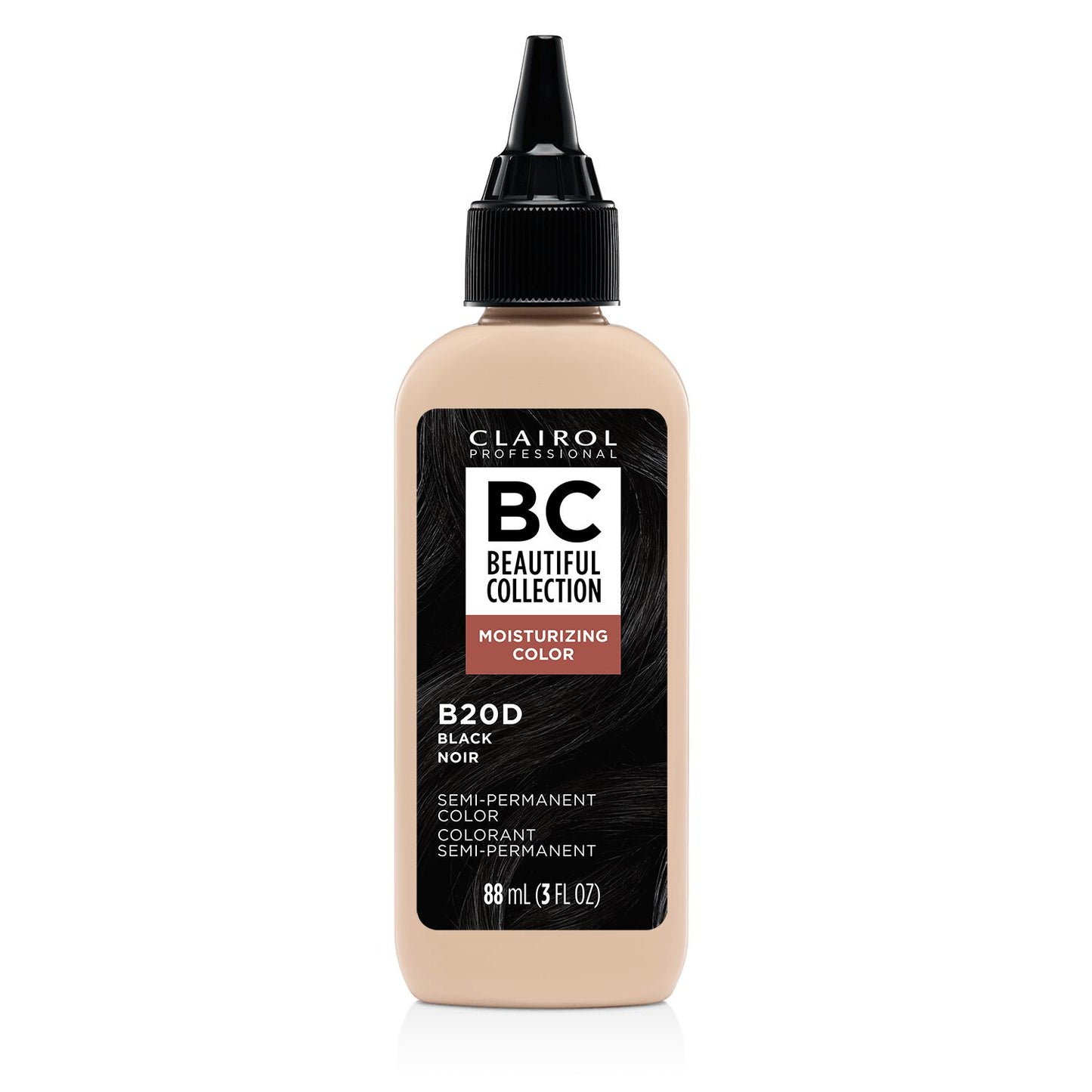 Clairol Professional Beautiful Collection Semi-Permanent Moisturizing Hair Color - Black, Jet Black