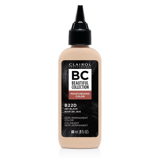 Clairol Professional Beautiful Collection Semi-Permanent Moisturizing Hair Color - Black, Jet Black