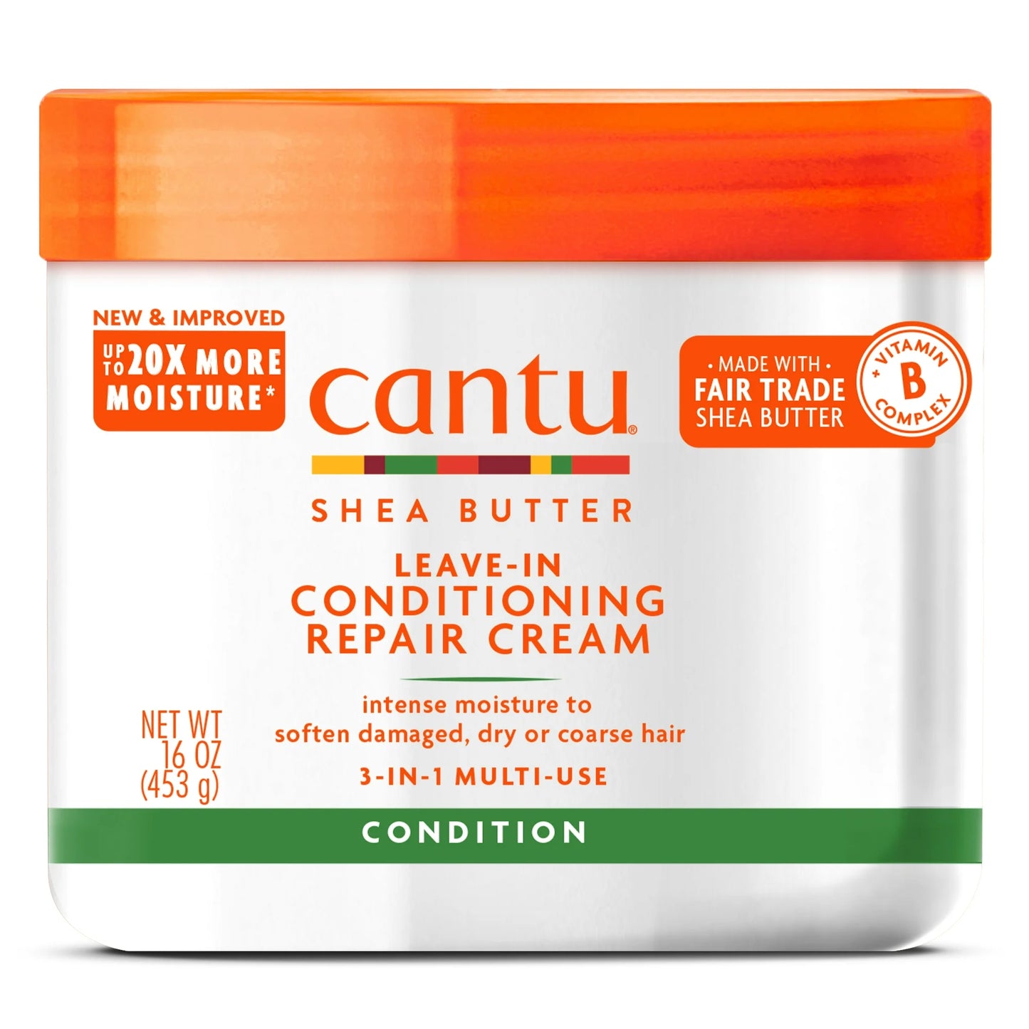 Cantu Shea Butter Leave In Conditioning Repair Cream 16oz