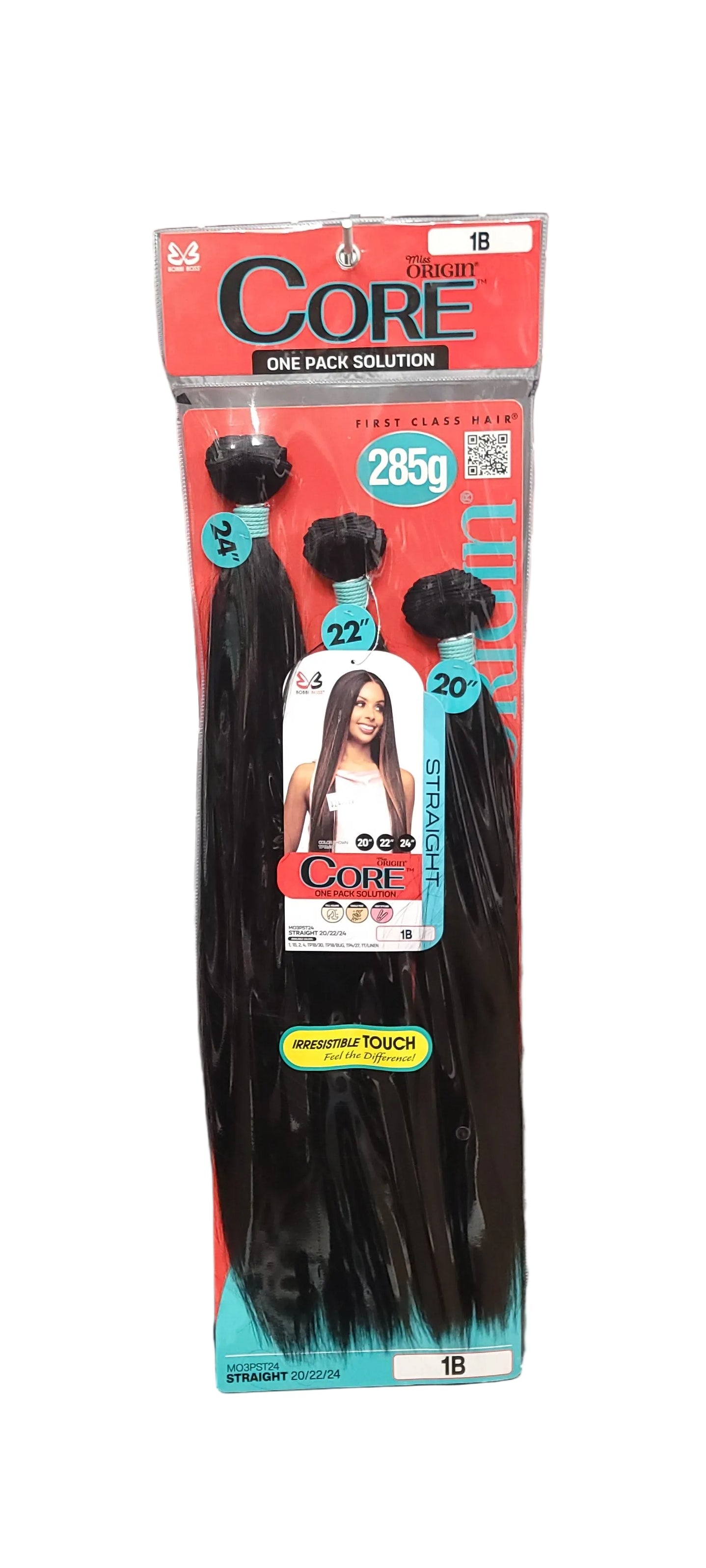 Bobbi Boss Miss Origin CORE 3 Bundles 1 Pack Synthetic Weave 20" 22" 24" Straight