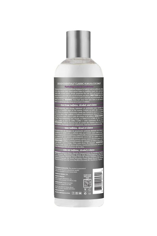 Design Essentials Kukui & Coconut Hydrating Leave-In Conditioner 12oz