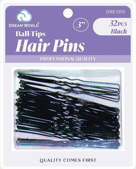 Dream World Ball-Tips Hair Pins 3" 32pcs