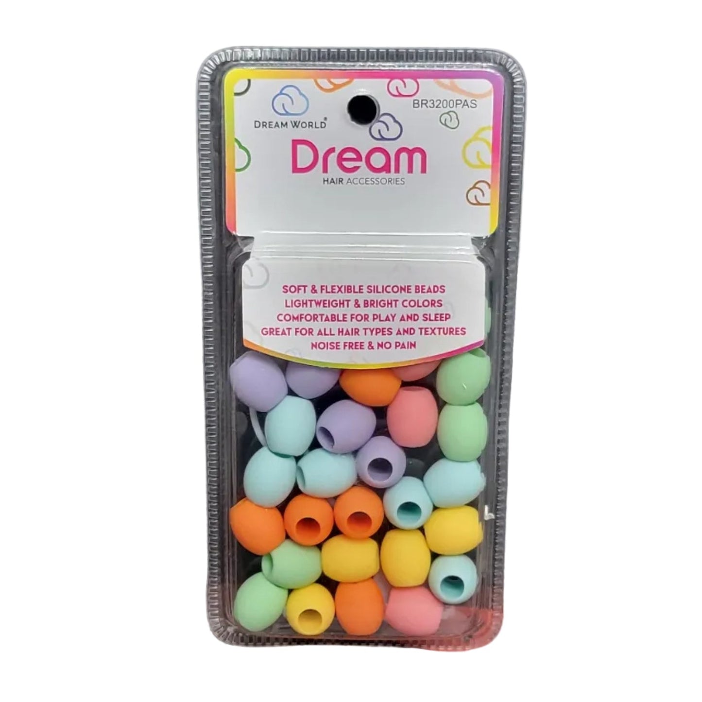 Dream World Dream Silicone Beads Pastel 28pc