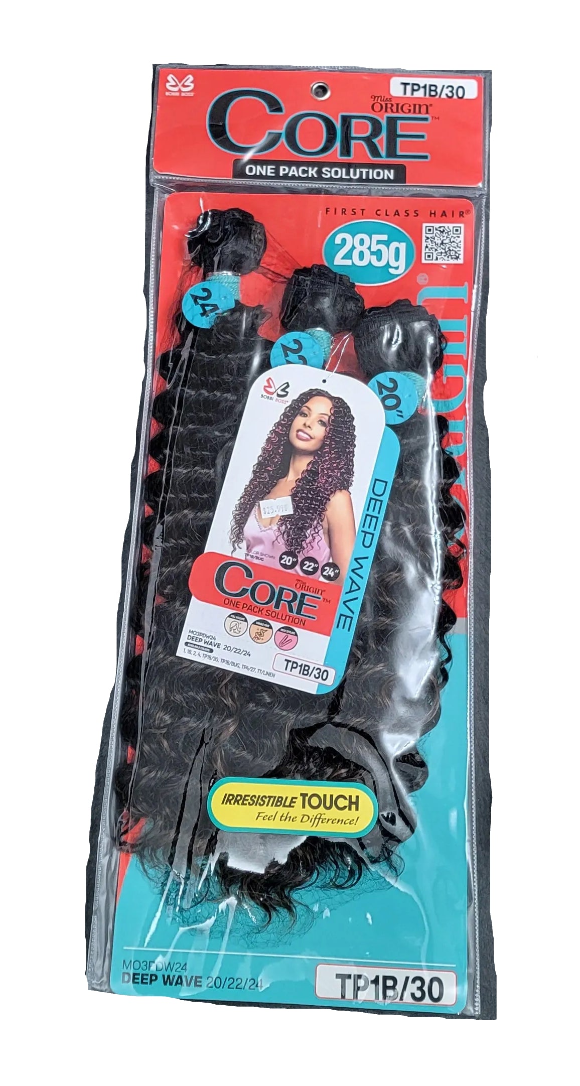 Bobbi Boss Miss Origin CORE 3 Bundles 1 Pack Synthetic Weave 20" 22" 24" Deep Wave