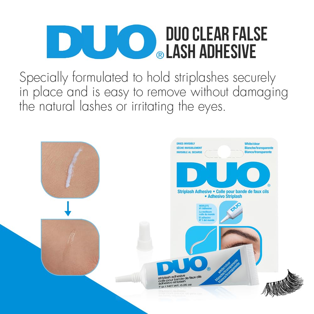 DUO Striplash Adhesive, White/Clear 0.25oz