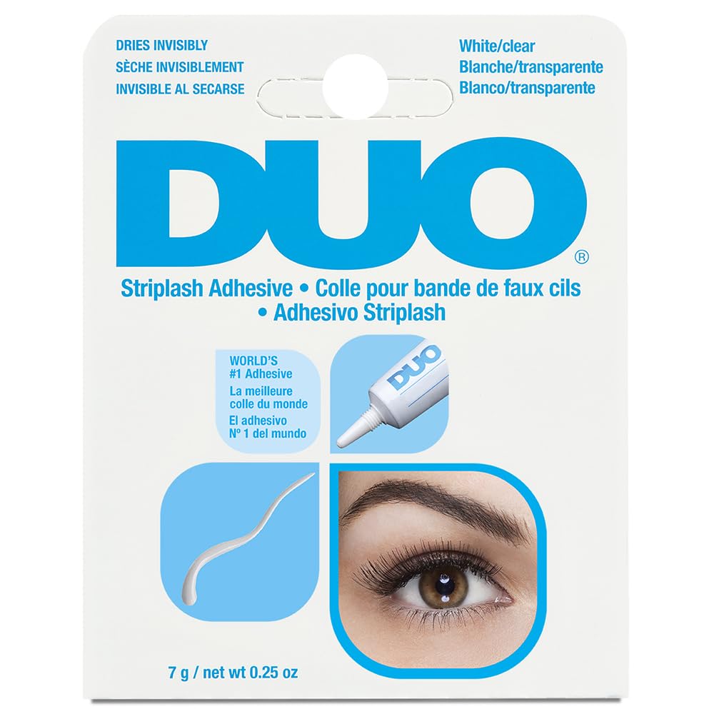 DUO Striplash Adhesive, White/Clear 0.25oz