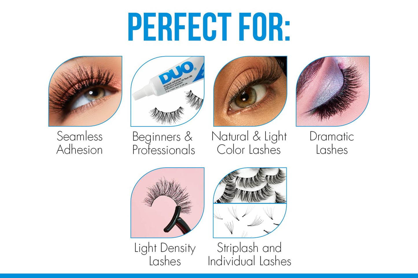 DUO Striplash Adhesive, White/Clear 0.25oz