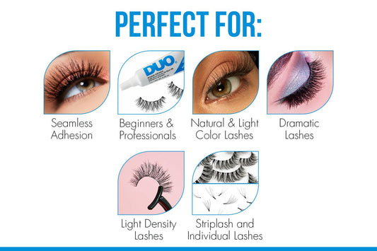 DUO Striplash Adhesive, White/Clear 0.25oz