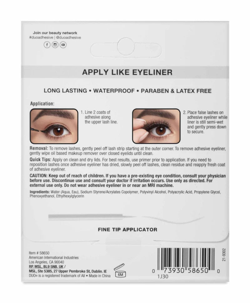 DUO Line It Lash It Clear Lash Adhesive Eyeliner 0.12oz