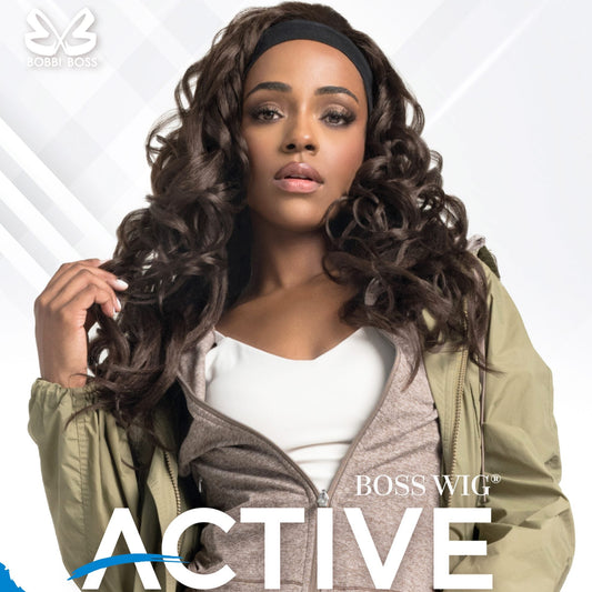 Boss Wig Active - Premium Synthetic Headband Wig M1018 HB Loose Deep