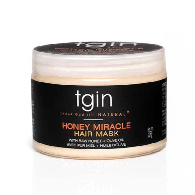 TGIN Honey Miracle Hair Mask w/Raw Honey + Olive Oil 12oz