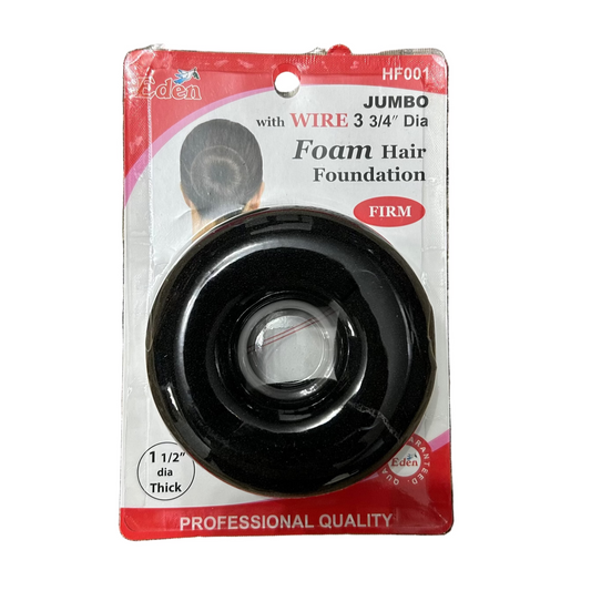 Eden Foam Hair Bun Foundation 1 1/2 Dia Thick
