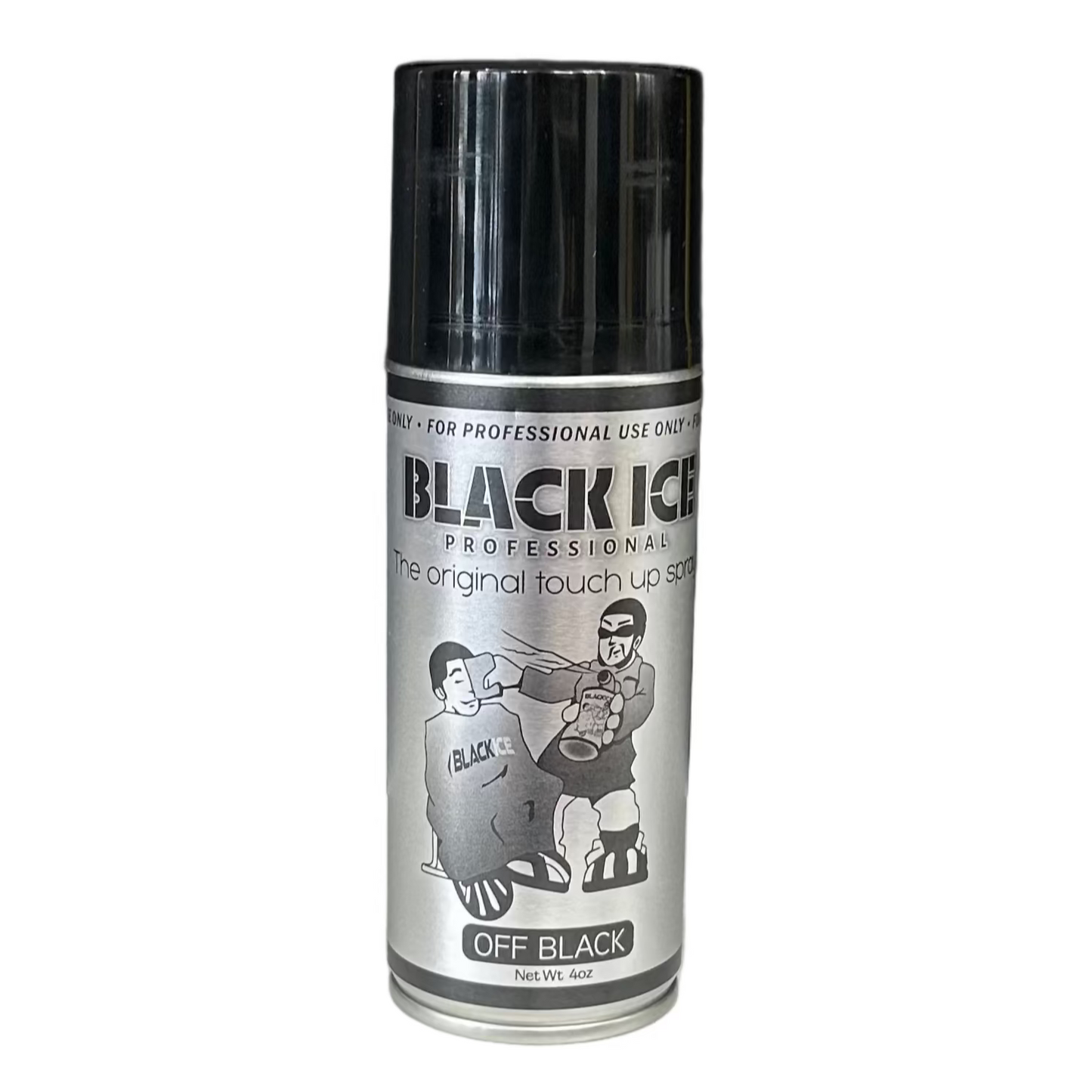 BLACK ICE Original Touch Up Barber Spray - Off Black 4oz