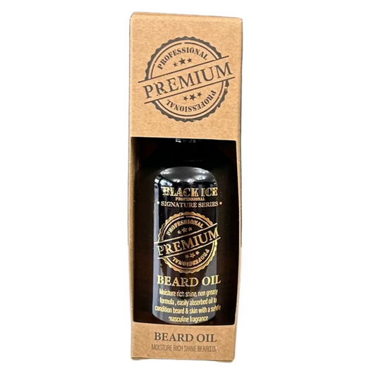 Black Ice Premium Beard Oil 2oz