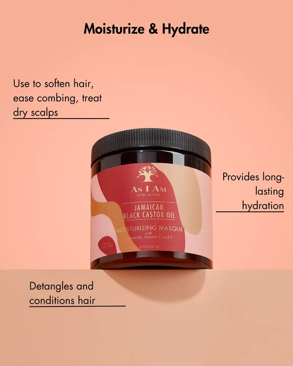As I Am Jamaican Black Castor Oil Moisturizing Masque 8oz