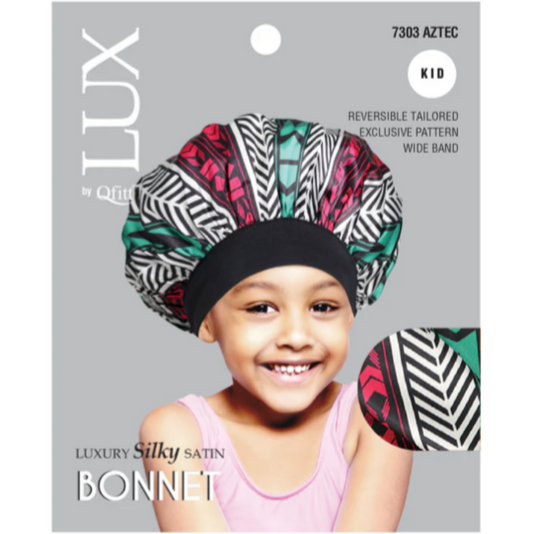 Qfitt Kids Luxury Silky Satin Bonnet Assorted Colors