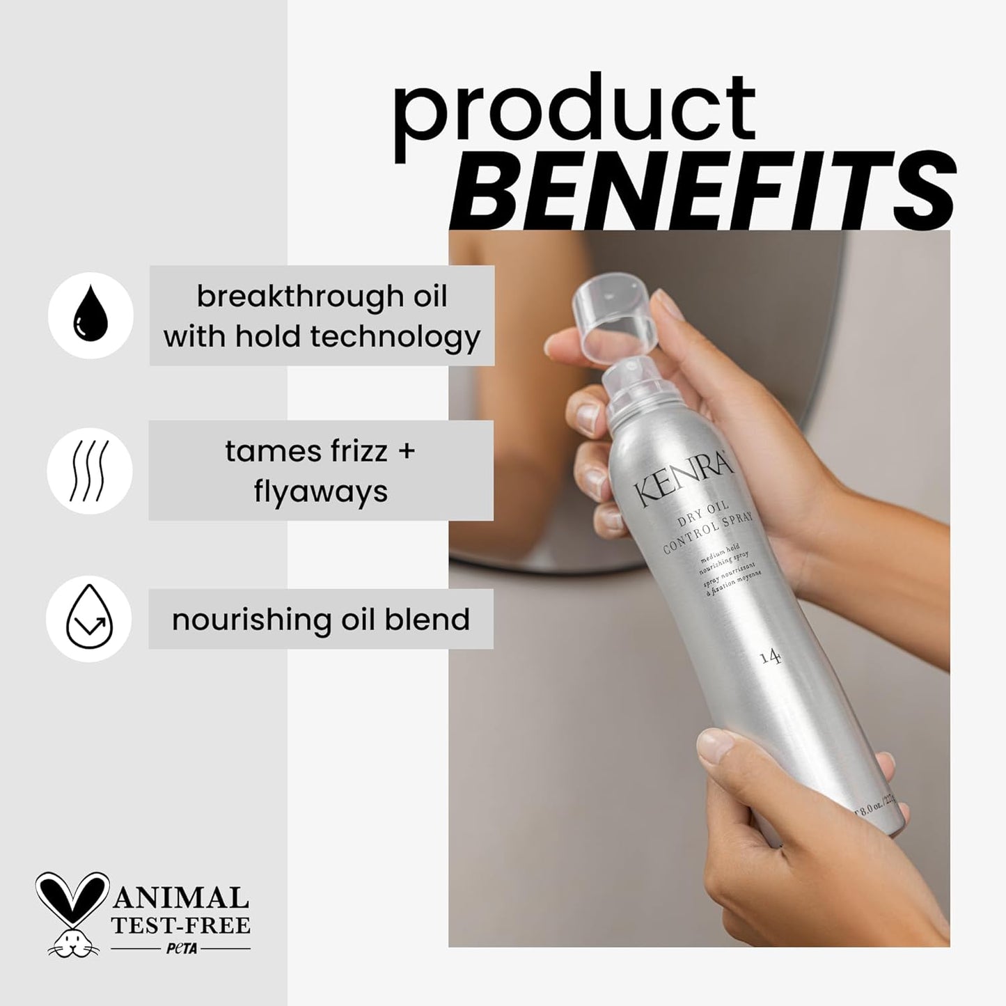 KENRA Dry Oil Control Spray 14, 8oz