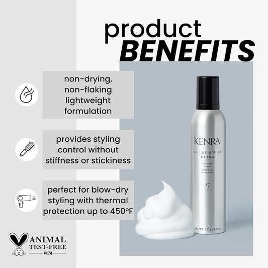 KENRA Volume Mousse Extra 17 8oz