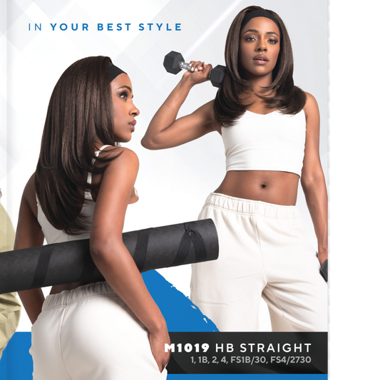 Boss Wig Active - Premium Synthetic Headband Wig M1019 HB Straight