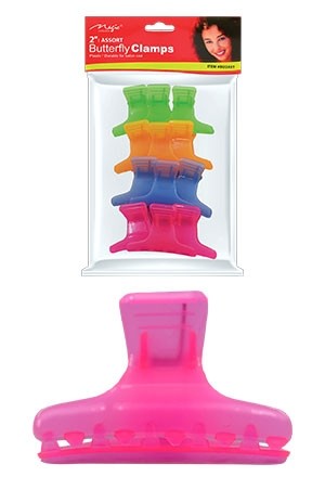 Magic Collection 2" Assorted Butterfly Clamps