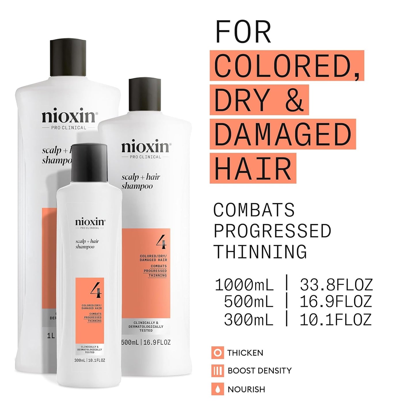 Nioxin System 4 Scalp + Hair Thickening Shampoo