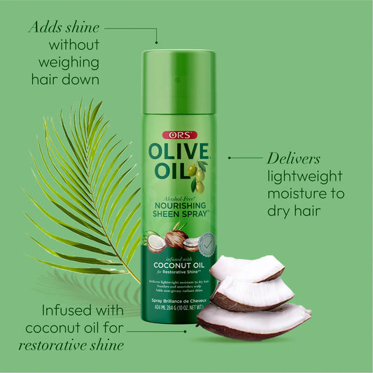 ORS Olive Oil Nourishing Sheen Spray w/Coconut Oil